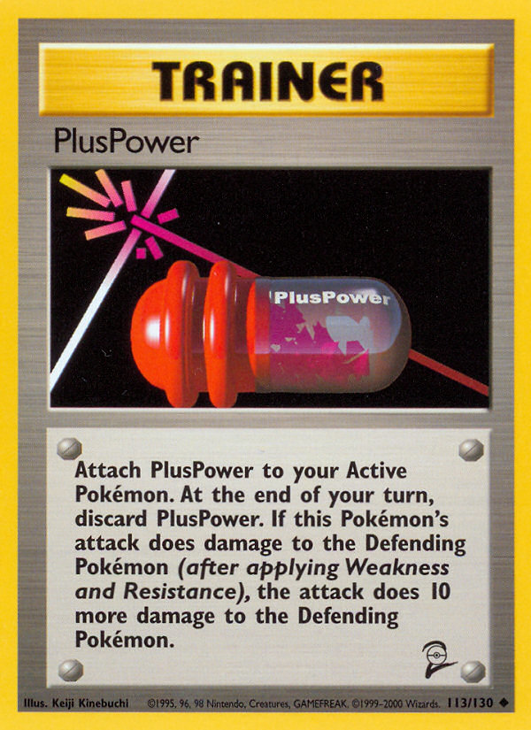 PlusPower (113/130) [Base Set 2] | L.A. Mood Comics and Games