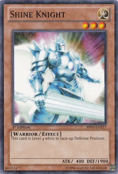 Shine Knight [BP01-EN217] Starfoil Rare | L.A. Mood Comics and Games