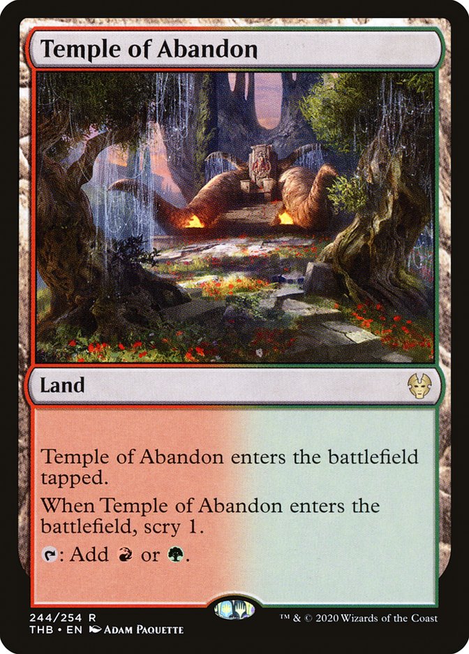 Temple of Abandon [Theros Beyond Death] | L.A. Mood Comics and Games