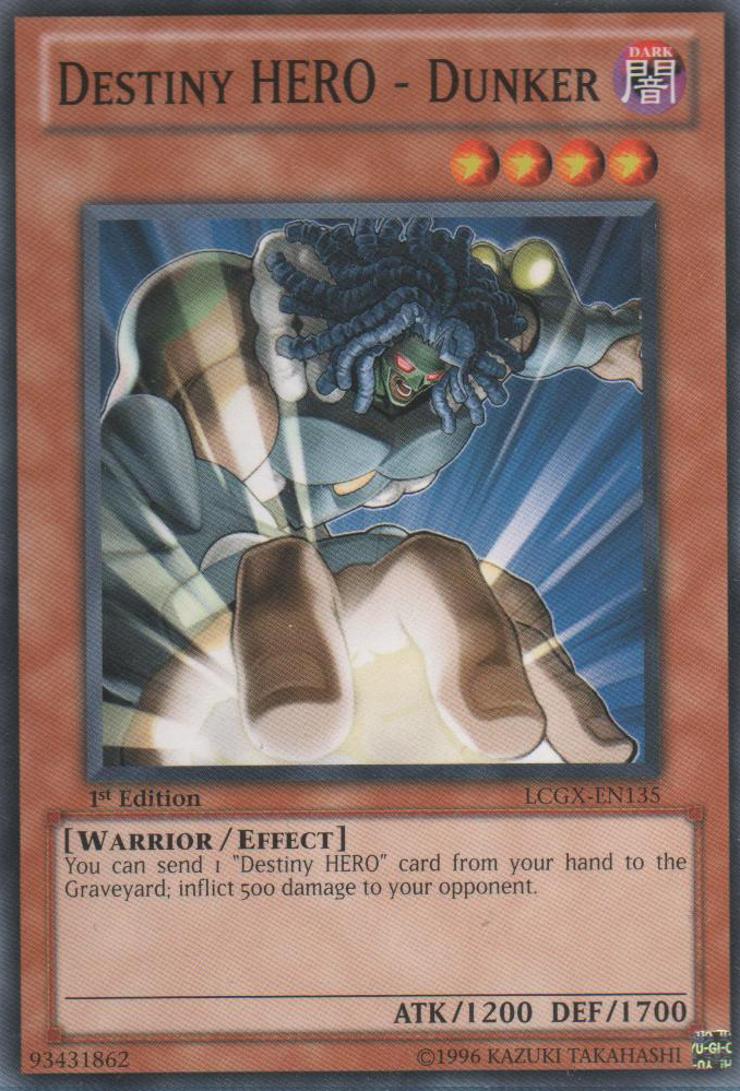 Destiny HERO - Dunker [LCGX-EN135] Common | L.A. Mood Comics and Games
