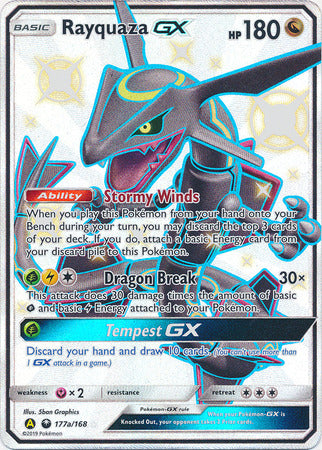 Rayquaza GX (177a/168) (Jumbo Card) [Sun & Moon: Celestial Storm] | L.A. Mood Comics and Games