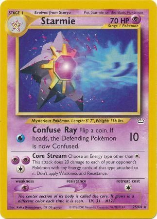 Starmie (25/64) [Neo Revelation Unlimited] | L.A. Mood Comics and Games