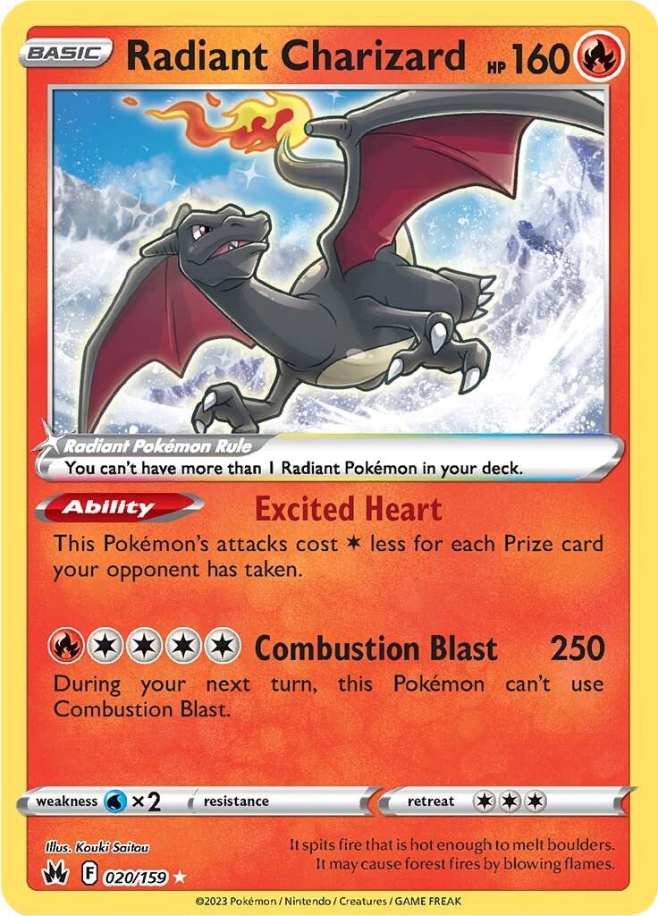 Radiant Charizard (020/159) [Sword & Shield: Crown Zenith] | L.A. Mood Comics and Games
