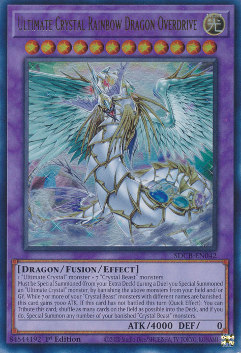 Ultimate Crystal Rainbow Dragon Overdrive [SDCB-EN042] Ultra Rare | L.A. Mood Comics and Games