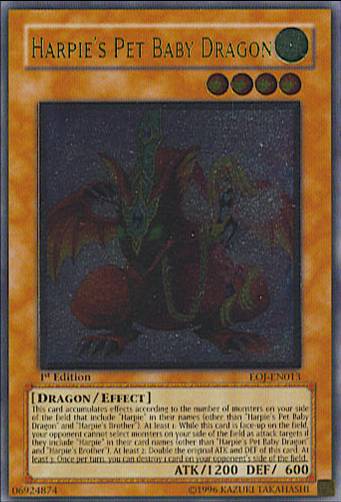 Harpie's Pet Baby Dragon [EOJ-EN013] Ultimate Rare | L.A. Mood Comics and Games