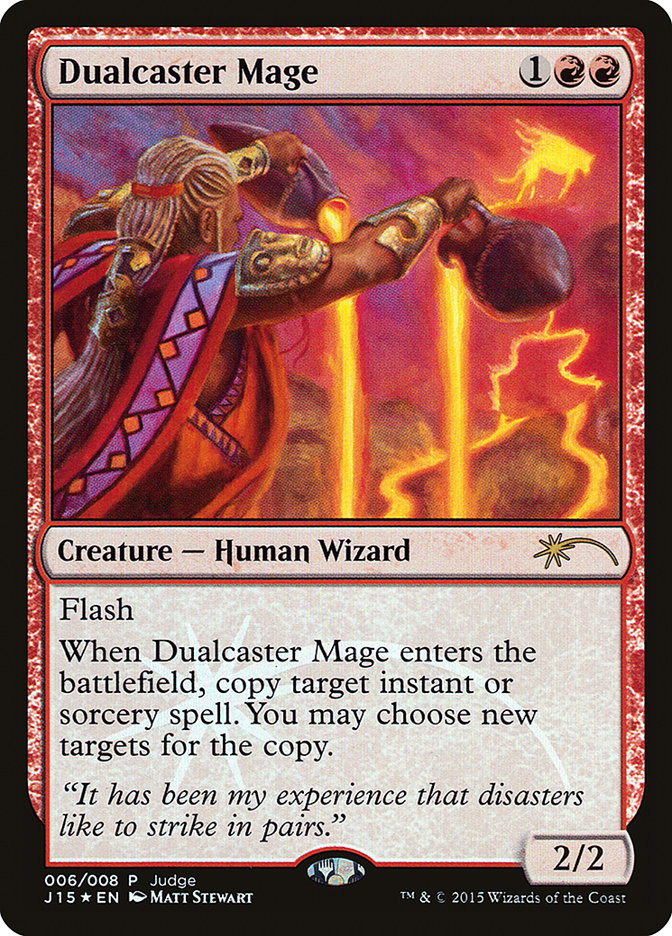 Dualcaster Mage [Judge Gift Cards 2015] | L.A. Mood Comics and Games