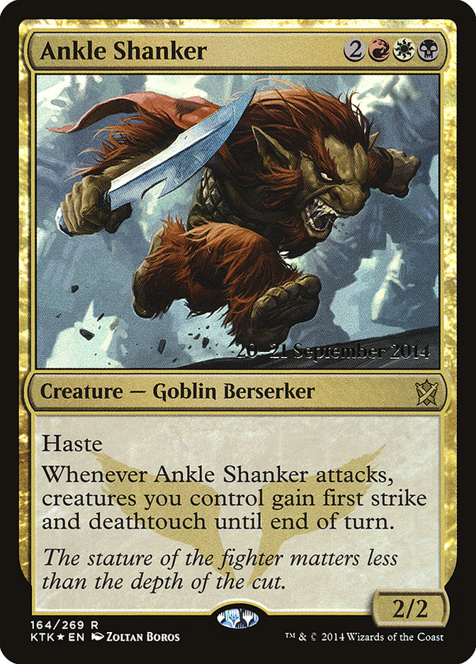 Ankle Shanker [Khans of Tarkir Prerelease Promos] | L.A. Mood Comics and Games