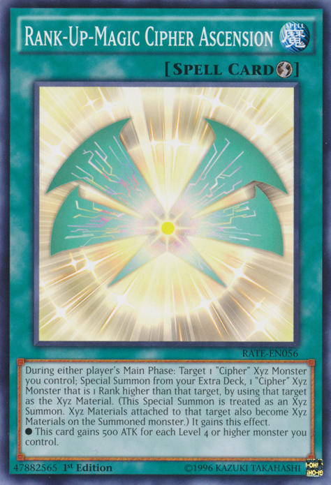 Rank-Up-Magic Cipher Ascension [RATE-EN056] Common | L.A. Mood Comics and Games