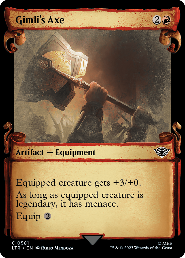 Gimli's Axe [The Lord of the Rings: Tales of Middle-Earth Showcase Scrolls] | L.A. Mood Comics and Games
