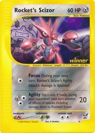 Rocket's Scizor (4) (Jumbo Card) [Best of Promos] | L.A. Mood Comics and Games