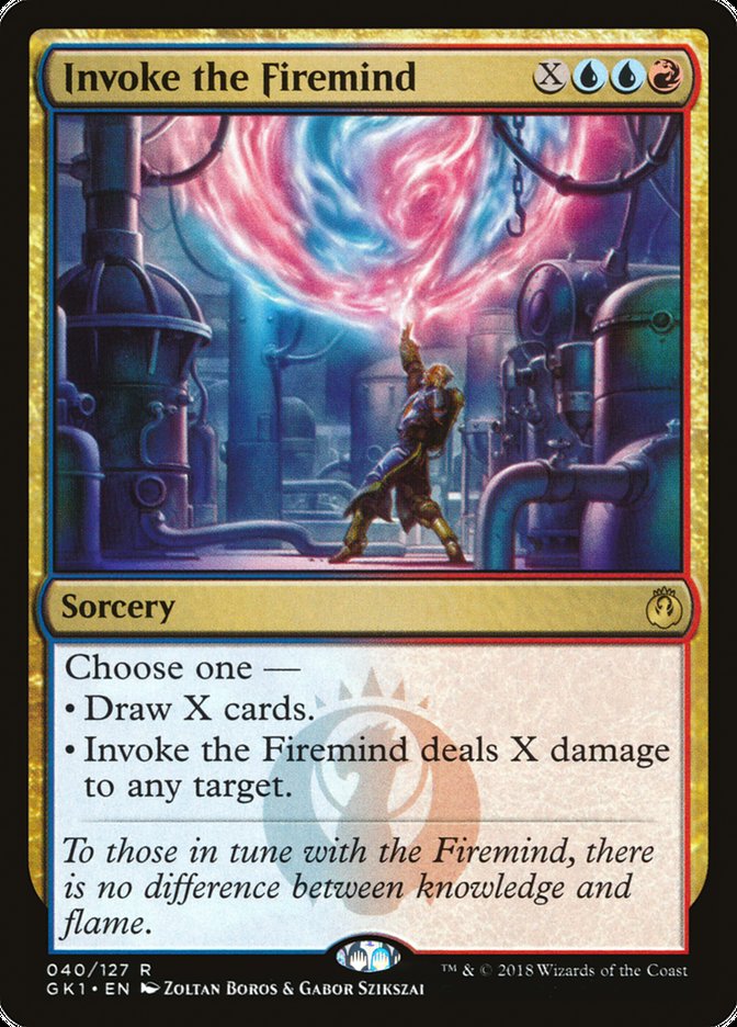 Invoke the Firemind [Guilds of Ravnica Guild Kit] | L.A. Mood Comics and Games