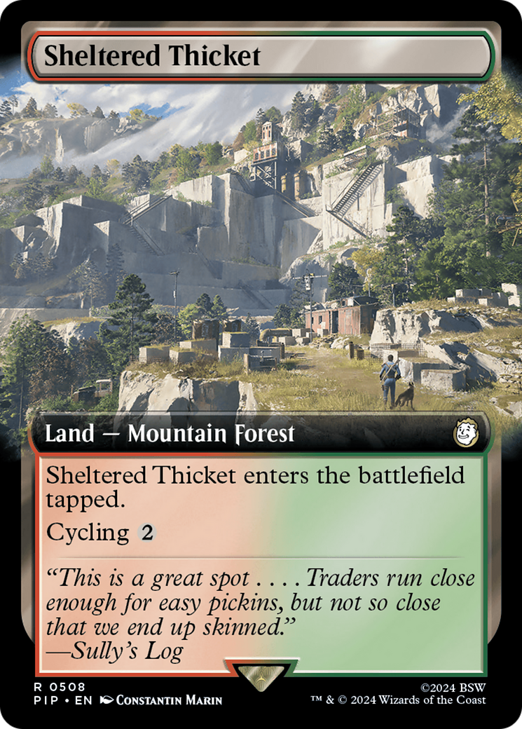 Sheltered Thicket (Extended Art) [Fallout] | L.A. Mood Comics and Games