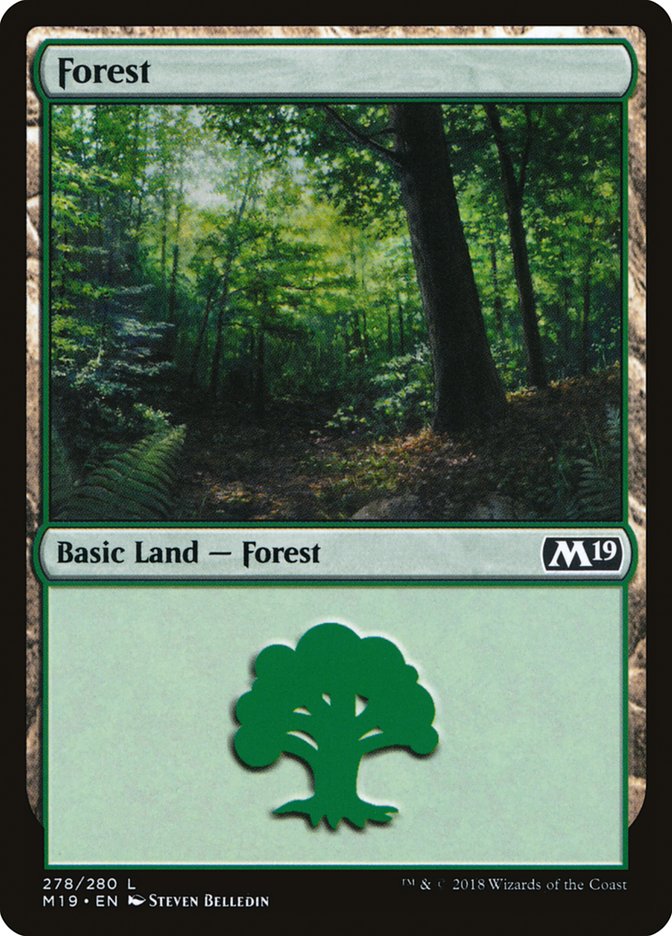 Forest (278) [Core Set 2019] | L.A. Mood Comics and Games