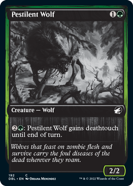 Pestilent Wolf [Innistrad: Double Feature] | L.A. Mood Comics and Games