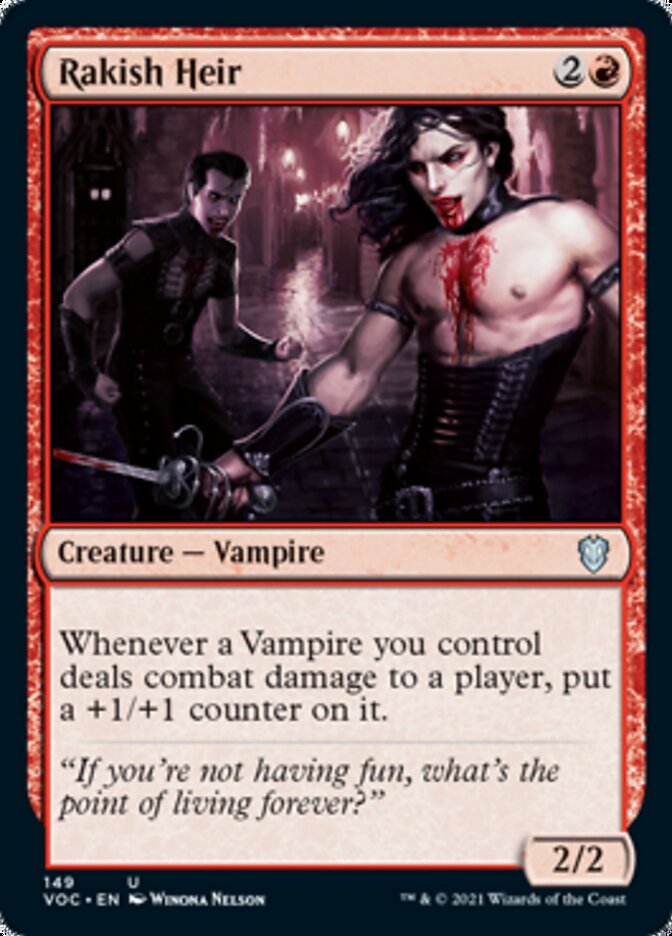 Rakish Heir [Innistrad: Crimson Vow Commander] | L.A. Mood Comics and Games