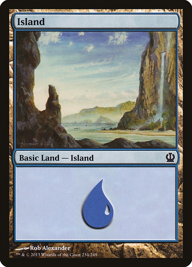 Island (234) [Theros] | L.A. Mood Comics and Games