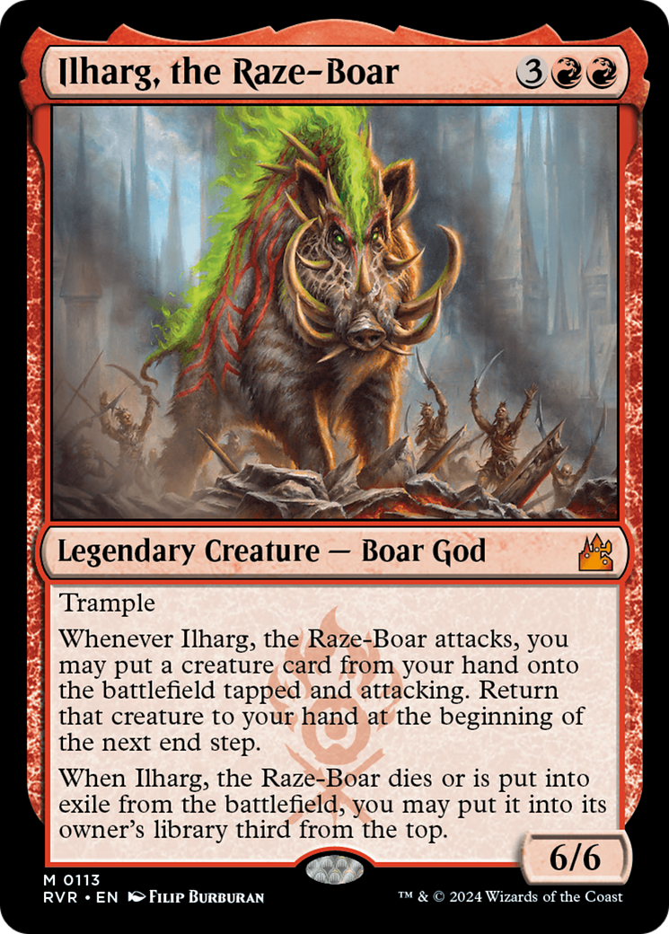 Ilharg, the Raze-Boar [Ravnica Remastered] | L.A. Mood Comics and Games