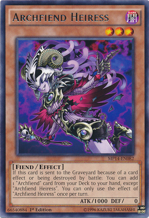 Archfiend Heiress [MP14-EN082] Rare | L.A. Mood Comics and Games