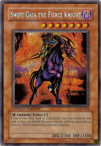 Swift Gaia the Fierce Knight [CT1-EN004] Secret Rare | L.A. Mood Comics and Games