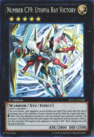 Number C39: Utopia Ray Victory [JOTL-EN048] Super Rare | L.A. Mood Comics and Games