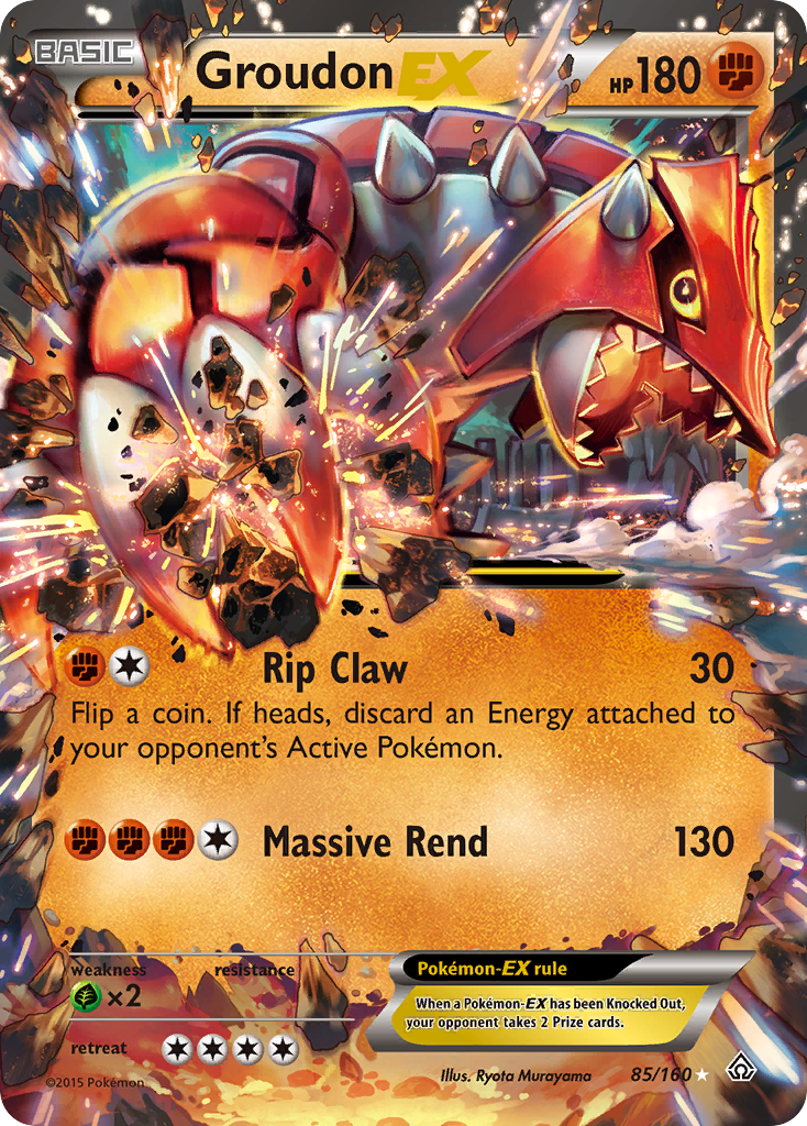 Groudon EX (85/160) [XY: Primal Clash] | L.A. Mood Comics and Games