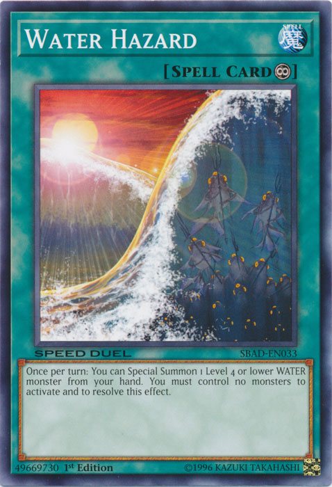 Water Hazard [SBAD-EN033] Common | L.A. Mood Comics and Games