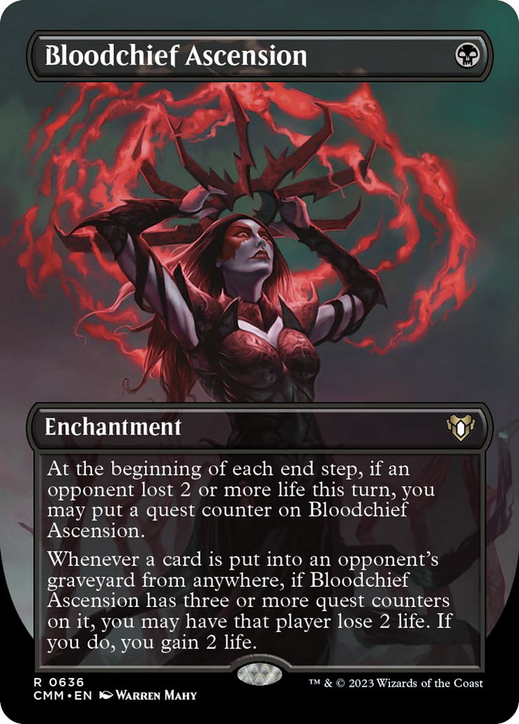 Bloodchief Ascension (Borderless Alternate Art) [Commander Masters] | L.A. Mood Comics and Games