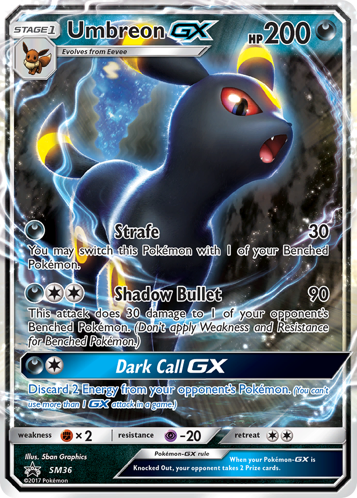 Umbreon GX (SM36) [Sun & Moon: Black Star Promos] | L.A. Mood Comics and Games