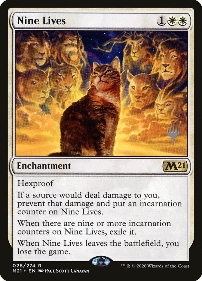 Nine Lives (Promo Pack) [Core Set 2021 Promos] | L.A. Mood Comics and Games