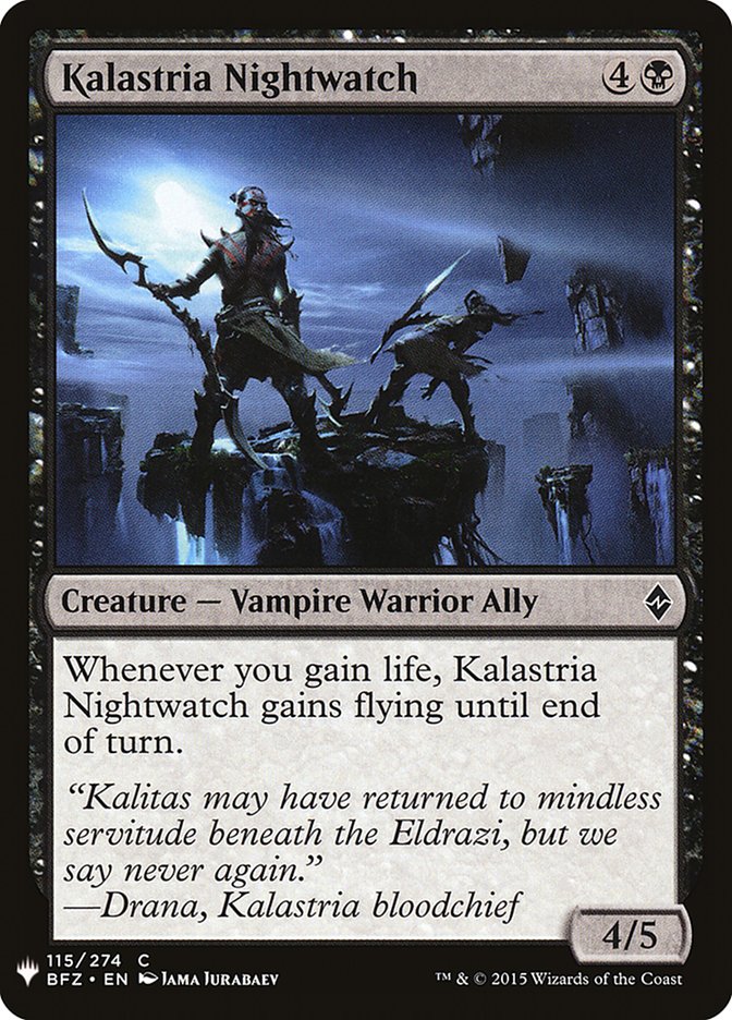 Kalastria Nightwatch [Mystery Booster] | L.A. Mood Comics and Games