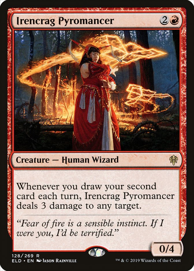 Irencrag Pyromancer [Throne of Eldraine] | L.A. Mood Comics and Games