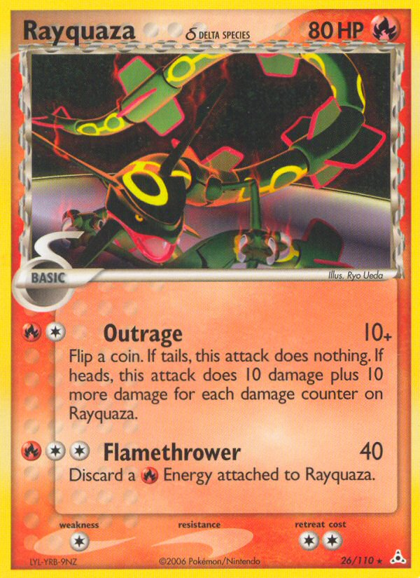 Rayquaza (26/110) (Delta Species) [EX: Holon Phantoms] | L.A. Mood Comics and Games