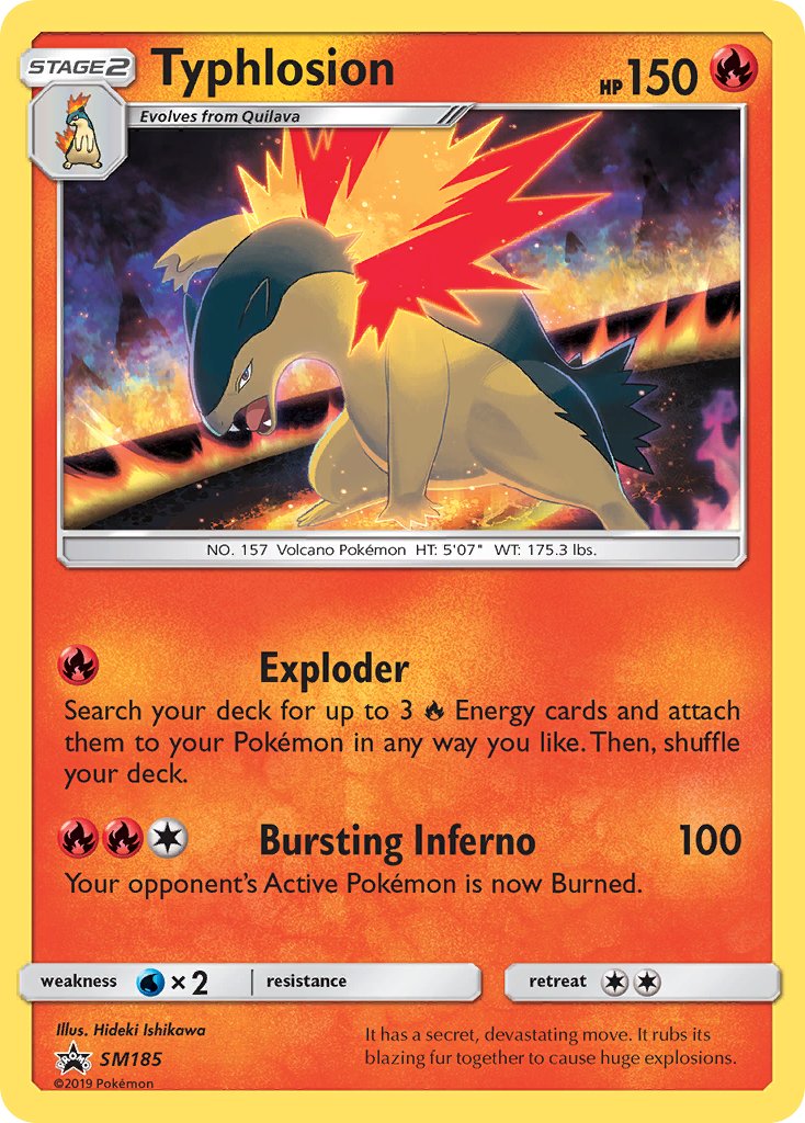 Typhlosion (SM185) [Sun & Moon: Black Star Promos] | L.A. Mood Comics and Games