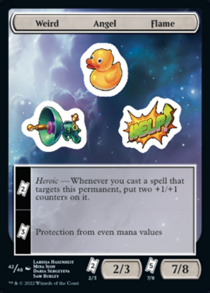 Weird Angel Flame [Unfinity Stickers] | L.A. Mood Comics and Games