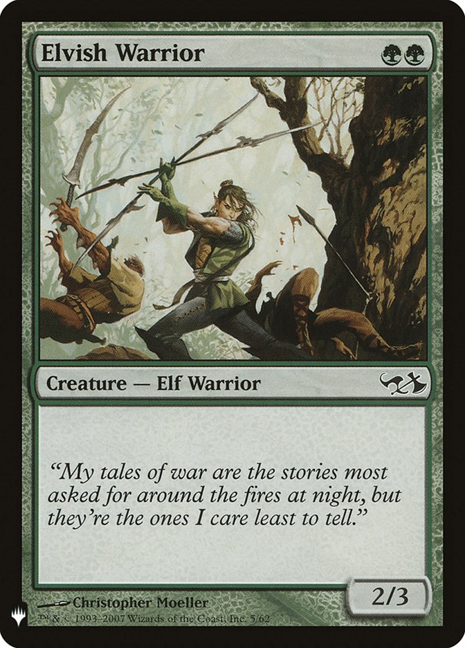 Elvish Warrior [Mystery Booster] | L.A. Mood Comics and Games