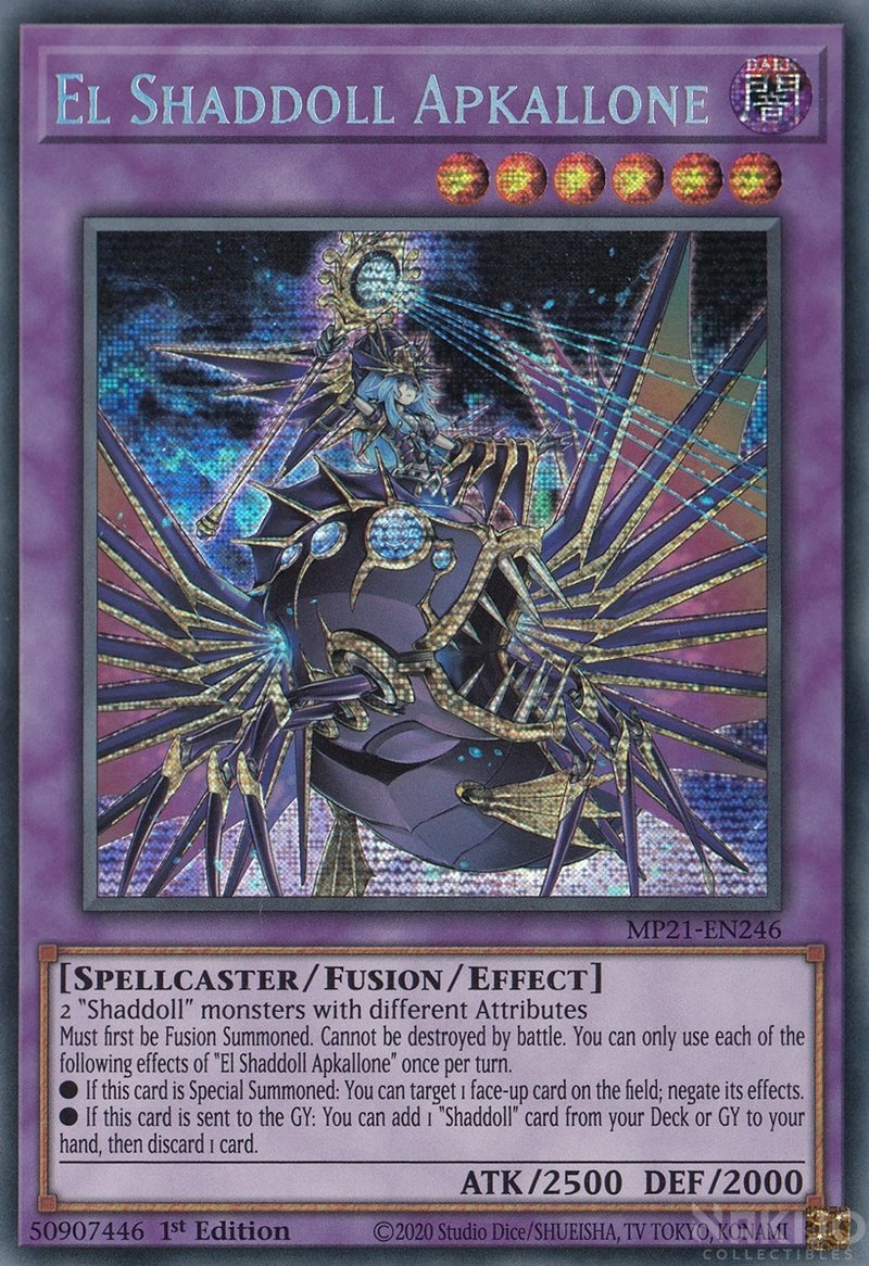 El Shaddoll Apkallone [MP21-EN246] Prismatic Secret Rare | L.A. Mood Comics and Games