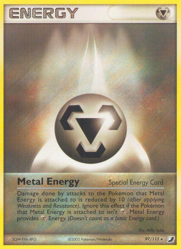 Metal Energy (97/115) [EX: Unseen Forces] | L.A. Mood Comics and Games