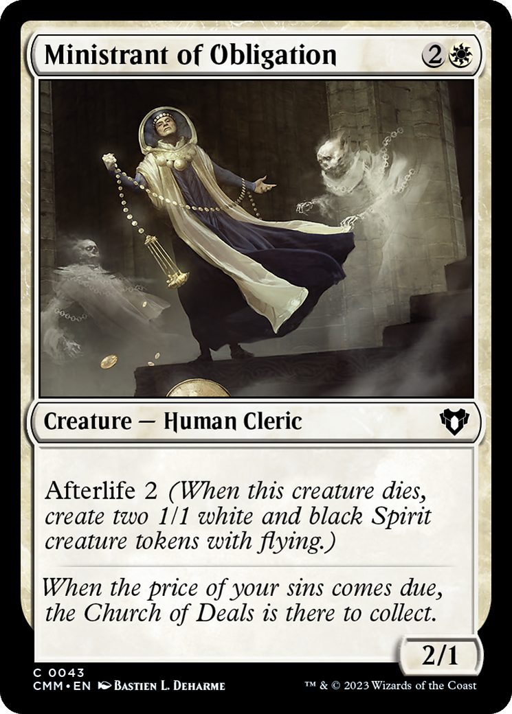 Ministrant of Obligation [Commander Masters] | L.A. Mood Comics and Games