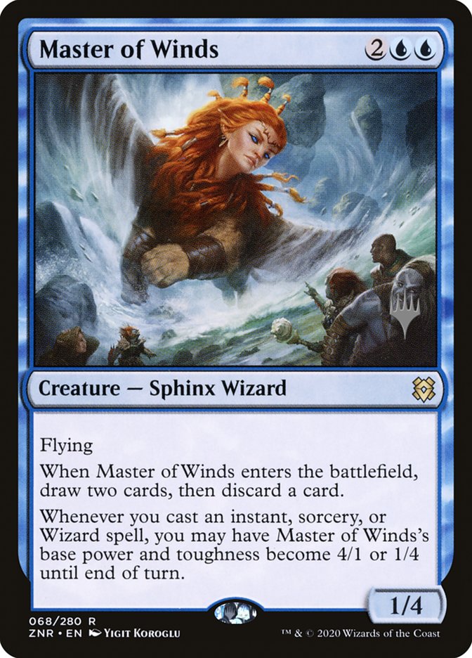 Master of Winds (Promo Pack) [Zendikar Rising Promos] | L.A. Mood Comics and Games