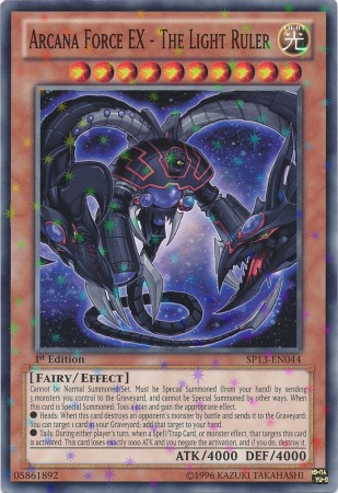 Arcana Force EX - The Light Ruler [SP13-EN044] Starfoil Rare | L.A. Mood Comics and Games