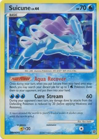 Suicune (19/132) (Cracked Ice Holo) [Diamond & Pearl: Secret Wonders] | L.A. Mood Comics and Games