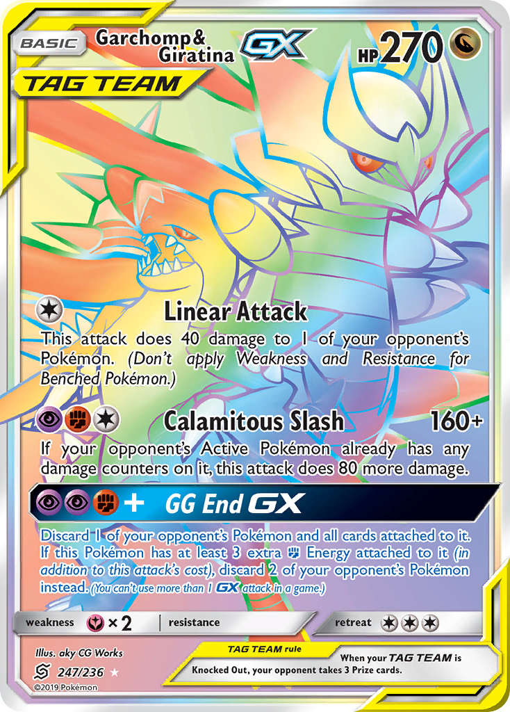 Garchomp & Giratina GX (247/236) [Sun & Moon: Unified Minds] | L.A. Mood Comics and Games