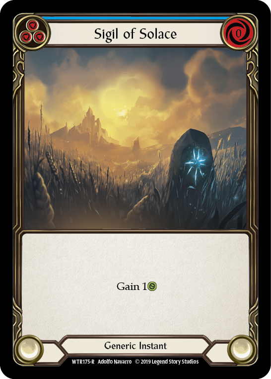 Sigil of Solace (Blue) [WTR175-R] (Welcome to Rathe)  Alpha Print Normal | L.A. Mood Comics and Games