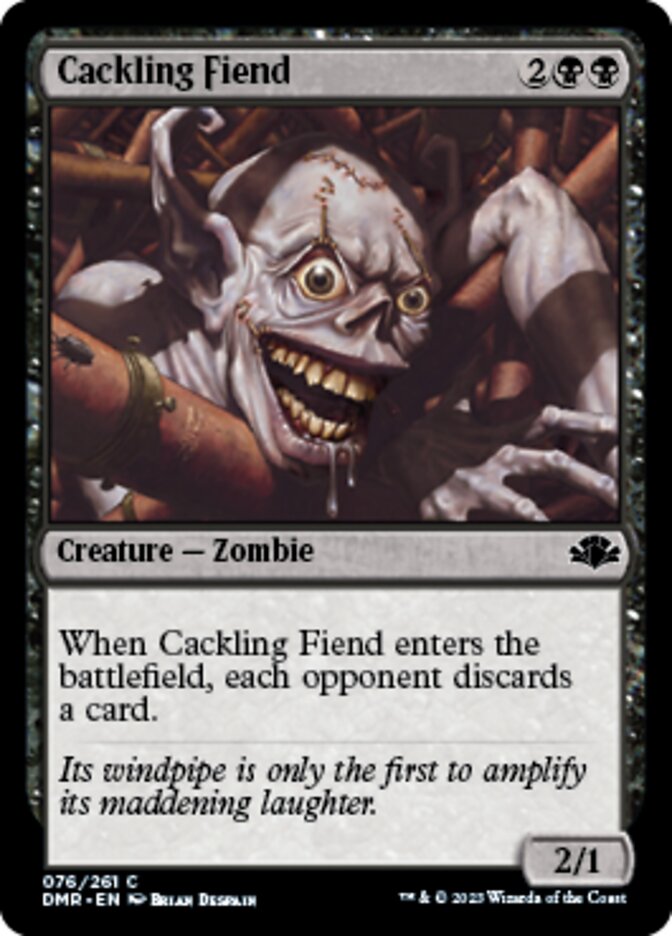 Cackling Fiend [Dominaria Remastered] | L.A. Mood Comics and Games