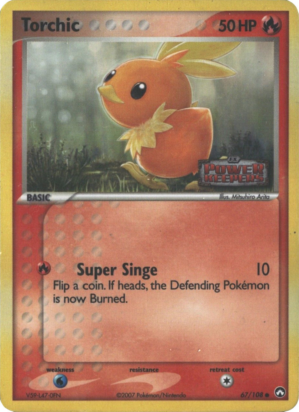 Torchic (67/108) (Stamped) [EX: Power Keepers] | L.A. Mood Comics and Games
