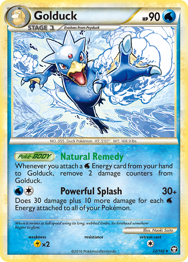 Golduck (22/102) [HeartGold & SoulSilver: Triumphant] | L.A. Mood Comics and Games