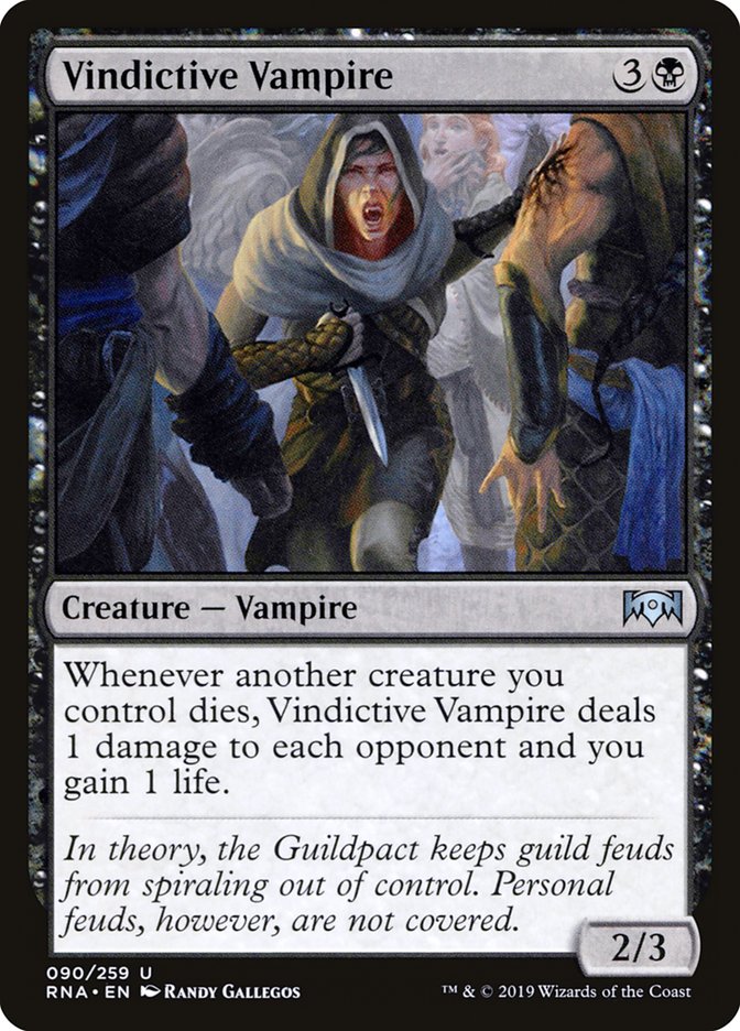 Vindictive Vampire [Ravnica Allegiance] | L.A. Mood Comics and Games