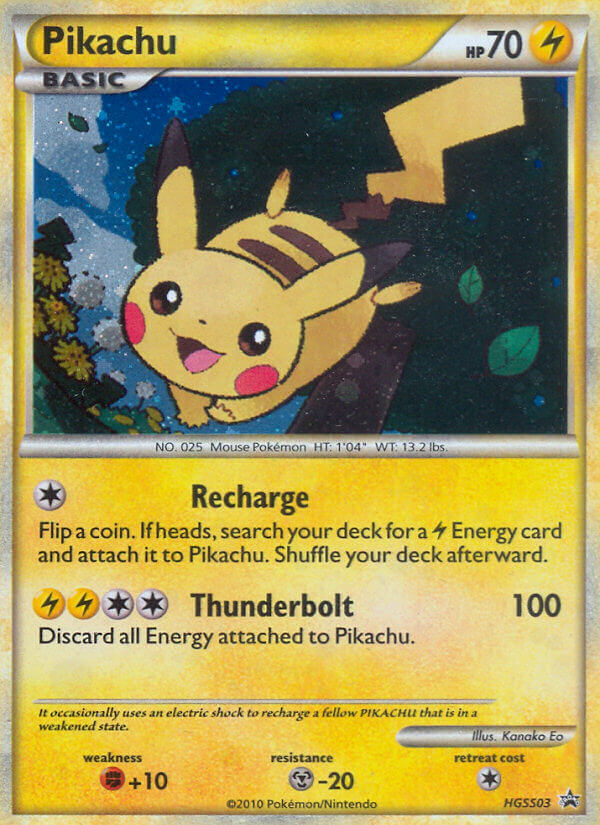 Pikachu (HGSS03) [HeartGold & SoulSilver: Black Star Promos] | L.A. Mood Comics and Games