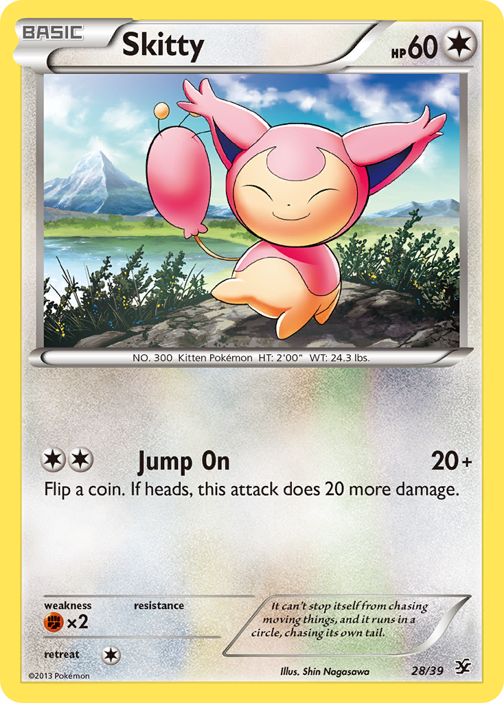 Skitty (28/39) [XY: Kalos Starter Set] | L.A. Mood Comics and Games