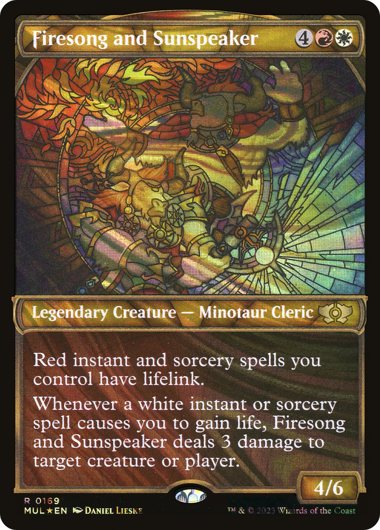 Firesong and Sunspeaker (Halo Foil) [Multiverse Legends] | L.A. Mood Comics and Games